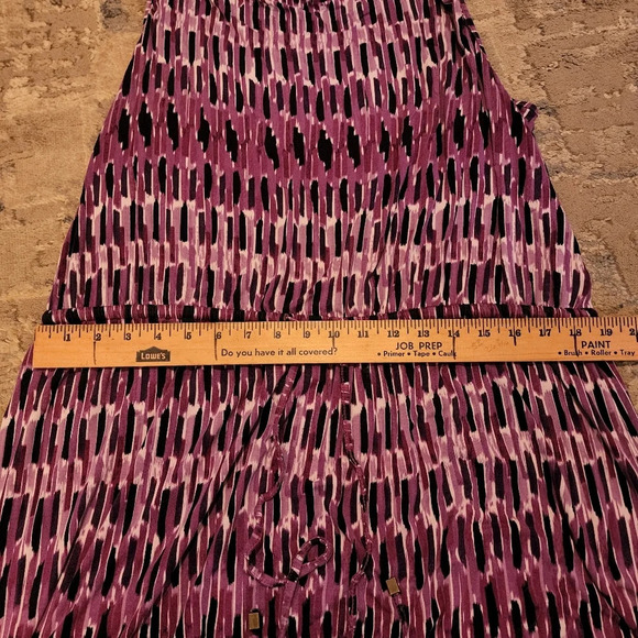 Lane Bryant Jersey Knit Purple Drawstring Waist Sleeveless Dress Size 18/20 2X - Picture 10 of 10